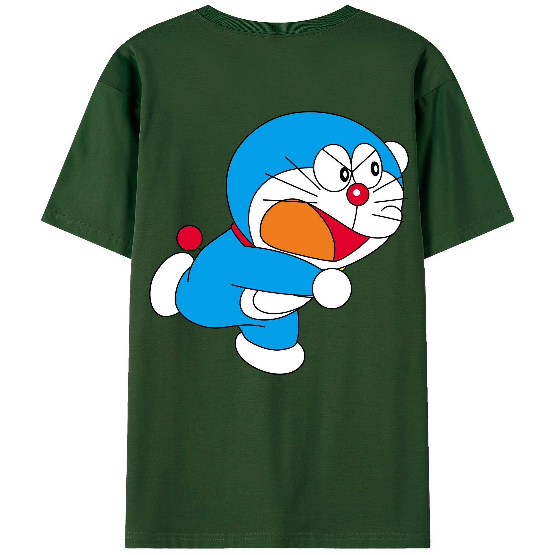 （画像用） ドラえもん Doraemon 綿100％半袖Tシャツ（背面プリント）